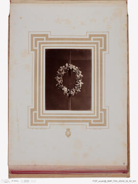 Álbum de fotografias morte rei Vítor Emanuel II