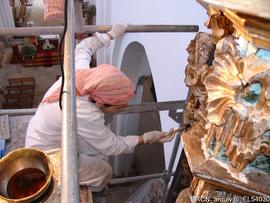 Órgão mudo - restauro MDF