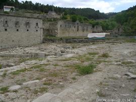 Mosteiro de São João de Tarouca, vista sobre a escavação arqueológica