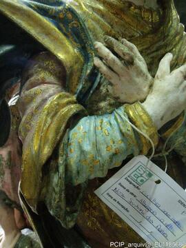 Restauro de imagens da capela (visita ao atelier de restauro)