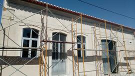 Fotografia da intervencao de conservacao e restauro