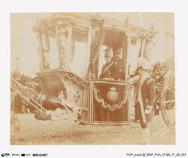 Álbum de fotografias das Viagens a Portugal da Rainha Alexandra e do Kayser Guilherme II