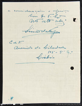 Carta de Simão da Veiga