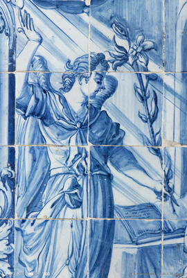 Painel azulejos Anunciação