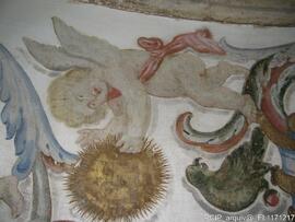 Capela N. Sra Conceição pormenor de pintura