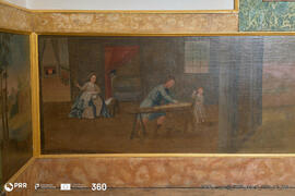 Pintura representa Passos da vida de Jesus