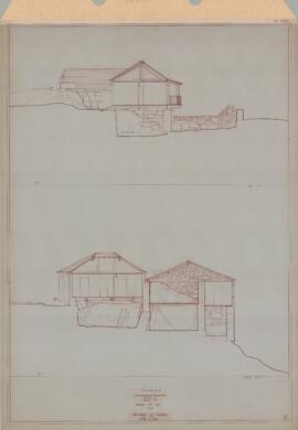 Levantamento de Edificações - Núcleo A - Cortes C-C;D-D [s.d.]