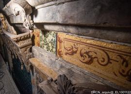 Nave, Alçado Oeste,  Pintura mural
