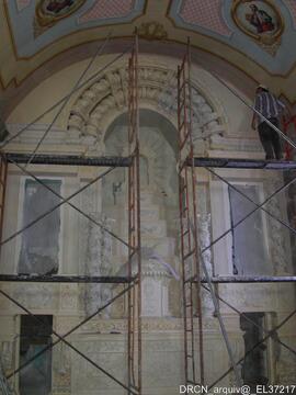 Retábulo-mor-intervenção