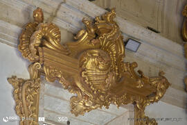 Sanefa da janela da parede norte (Capela mor)