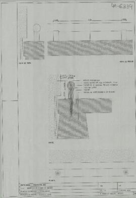 Projecto de Execução - Serralharias - Pormenor do Rodapé - Alçado e Corte (2000-02)