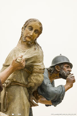 Paixão de Cristo: Cristo e Guardas do Templo (do conjunto Jesus em casa de Herodes)
