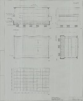 Projecto de Execução - Serralharias - Pormenor da Grelha de Aceso á Máquina de Ar Condicionado  (...