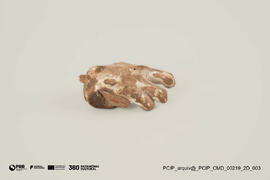 Fragmento de imagem de um santo