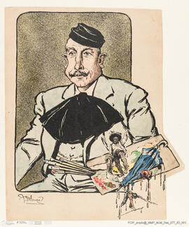 Caricatura de José Malhoa