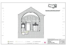 Sacristia: Corte Sul-Norte