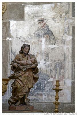 Escultura “São José” – Pintura mural