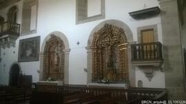 Retábulos laterais (lado do Evangelho)