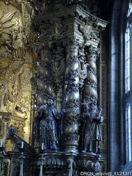 Interior - Capela-mor - Altar - Retábulo -Pormenor