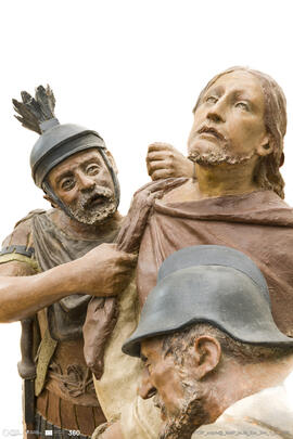 Paixão de Cristo: Cristo e Guarda Romano (do conjunto Jesus perante Pilatos)
