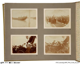 Álbum de fotografias das Viagens a Portugal da Rainha Alexandra e do Kayser Guilherme II