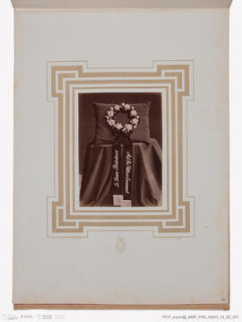 Álbum de fotografias morte rei Vítor Emanuel II