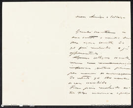 Carta de Carlos Reis para José Malhoa