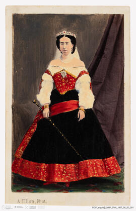 Álbum com fotografias do Baile de Máscaras de Carnaval de Fevereiro de 1865 no Paço Real da Ajuda