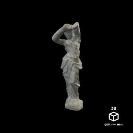 Esboço de uma cariátide - base para candelabro