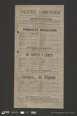 Princeza Magalona; De capote e lenço; Sempre...no Vigario