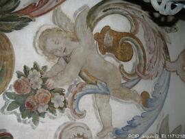 Capela N. Sra Conceição pormenor de pintura