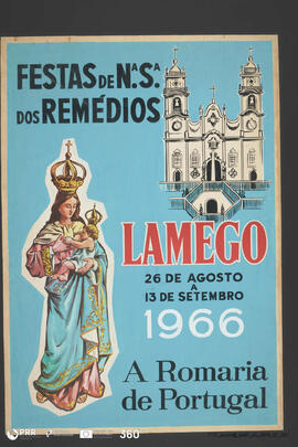 Cartaz das Festas de Nossa Senhora dos Remédios (1966)