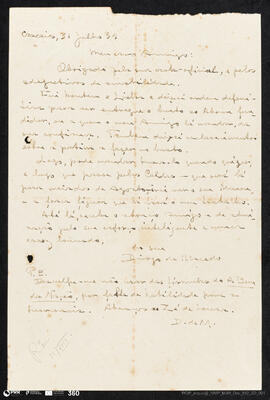 Carta de Diogo de Macedo