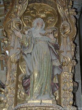 Escultura Santa ?-Retábulo coro baixo-Epístola