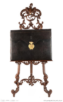 Cavalete porte-fólio