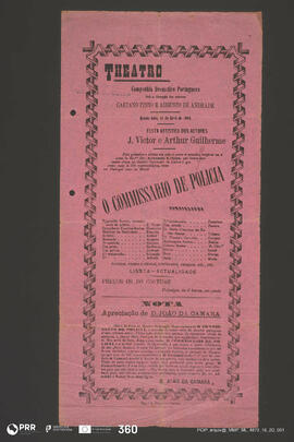 O Commisario de Policia