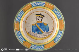 Prato com efígie de D. Pedro IV