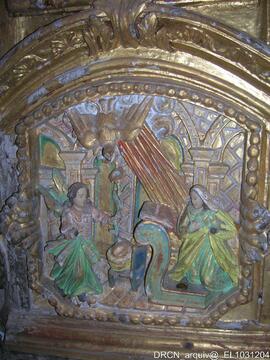 Retábulo de Nossa Senhora do Rosário – Relevo da “Anunciação”