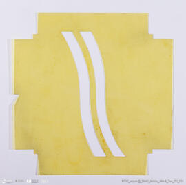 Estampilha - Padrão da rua Vale do Pereiro, esquina com a rua do Salitre, Lisboa