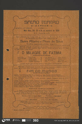 O Milagre de Fatima; Fim do Mundo