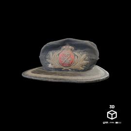 Boné de Uniforme da Marinha Real com coroa real (Príncipe D. Luís Filipe  [?])