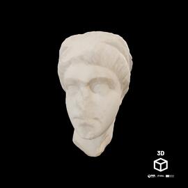 Cabeça feminina idealizada