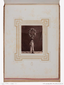 Álbum de fotografias morte rei Vítor Emanuel II