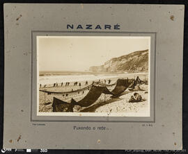 Redes ao sol e puxando a rede