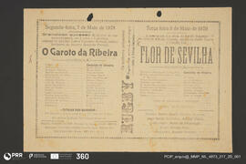 O Garoto da Ribeira; Flor de Sevilha; A Galderia