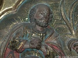 Retábulo Senhor Passos- Medalhão Passos - corredor lateral coro-Evangelho