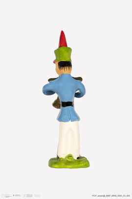 Músico tocando clarinete