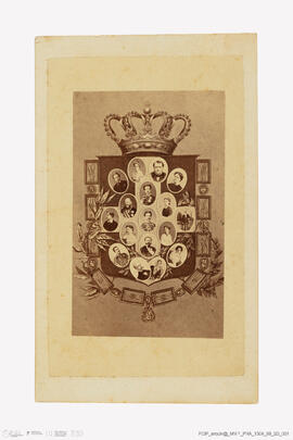 Álbum com fotografias famílias reais europeias