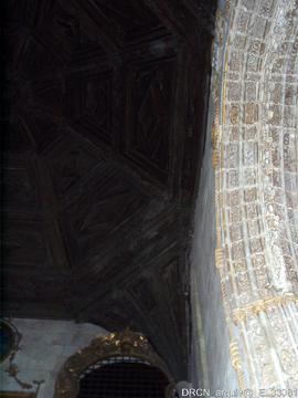 Tecto talha nave-lacuna suporte