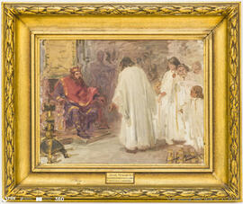 Egas Moniz Perante o Rei de Leão - estudo